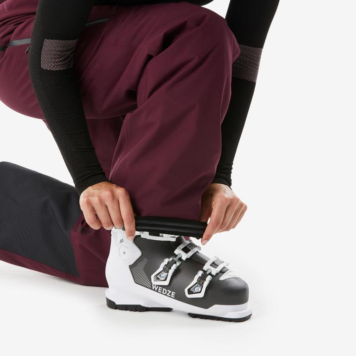 Produktbild Wedze Skihose Damen warm und atmungsaktiv Damen - 500 bordeauxrot (44)