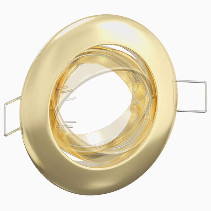 Produktbild VidaXL Lampen Set von 12 Gold Metall, Kunststoff 9 cm Leichtes Gewicht (GU10)