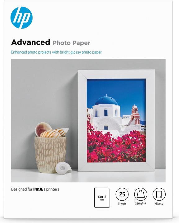 HP Q8696a (250 g/m², 13 x 18 cm, 25 x)