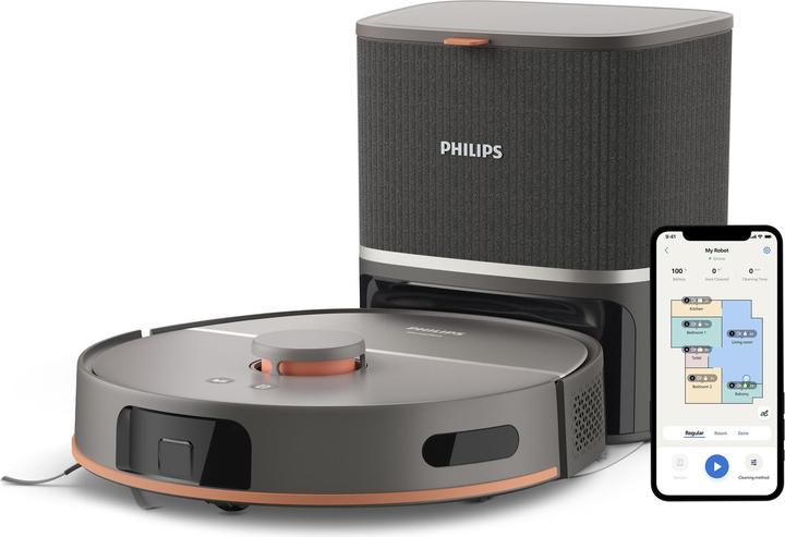 Immagine prodotto Philips XU5100/10 HomeRun 5000 Series Saug-Wischroboter (Robot aspirapolvere)