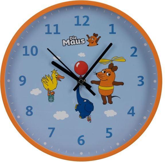 Immagine prodotto Orologio da parete per bambini DieMaus con topo, elefante e papera