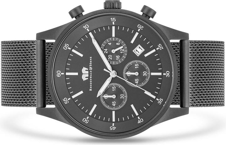 Produktbild Herren Chronograph Goodwill Edelstahl grau - 26525 (Chronograph, 43 mm)