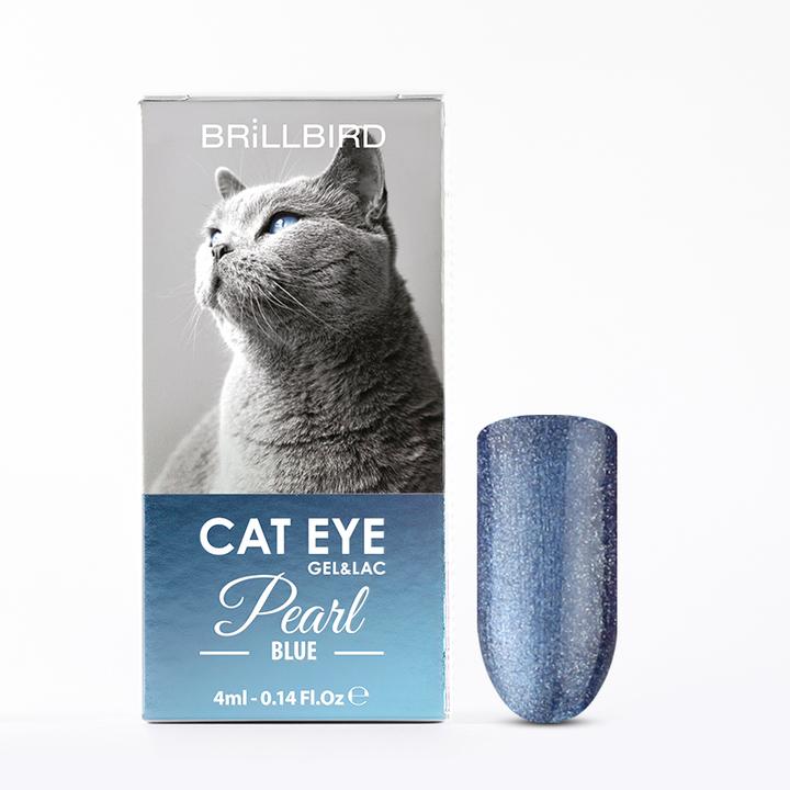 Produktbild BrillBird Cat Eye Pearl Blue 4ml (UV-Gel Lack)