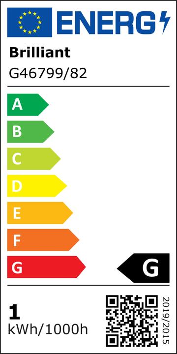 Energie-Label Brilliant Bole (50 lm, E27, IP44)