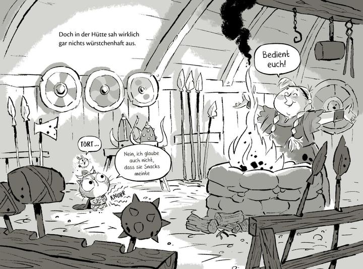Produktbild Planet Muffin und Tört! 1: Bei den Wikingern (Deutsch, Leena Flegler, Adam Stower, 2025)