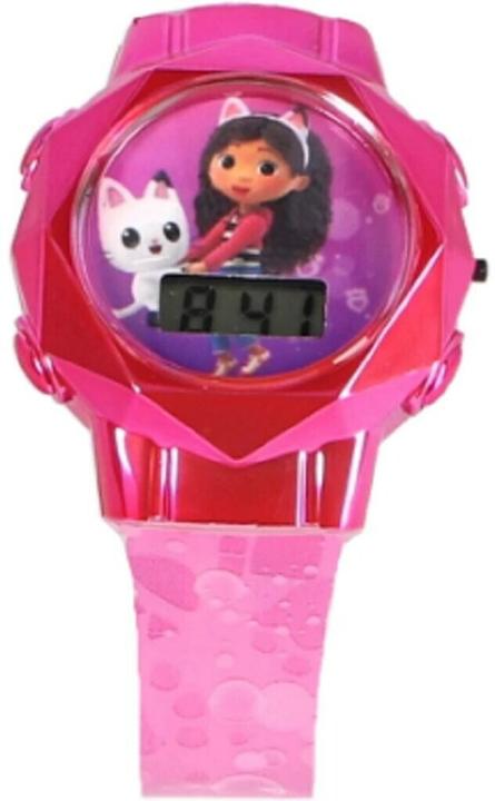 Actual product image Accutime Gabby's Dollhouse wristwatch set with accessories, children's LCD watch with digital display, bli (Digital watch)