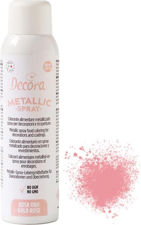 Actual product image Decora Metallic Spray - Rose Gold (150ml) (1 x)