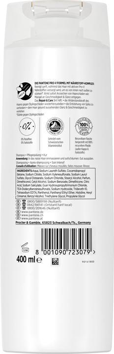 Produktbild Pantene Repair & Care (400 ml, Flüssiges Shampoo)