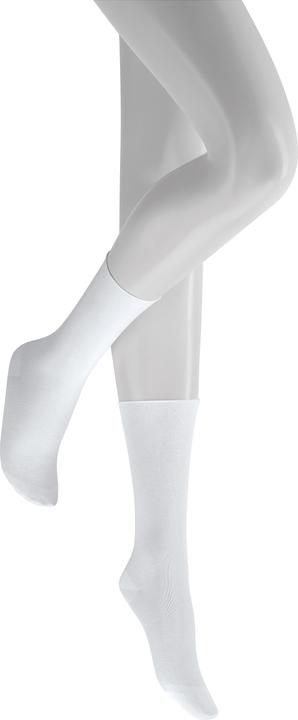 Hudson Relax Fine (Lot de 3) Chaussettes femmes, couleur 008 blanc, taille 35-38