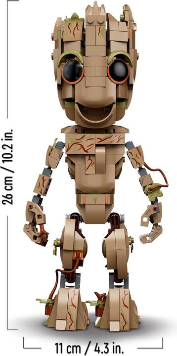 Actual product image LEGO I am Groot (76217, LEGO Marvel)