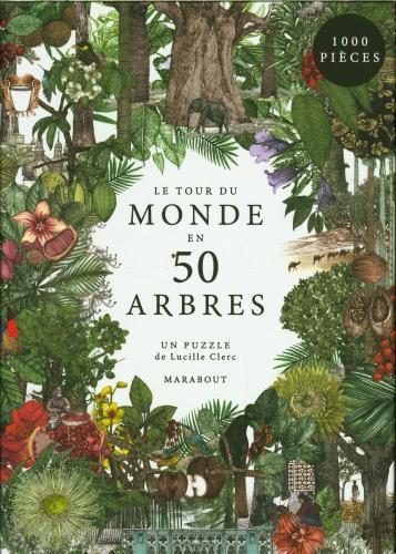 Image du produit Le tour du monde en 50 arbres : un puzzle de 1000 pièces (1000 pièces)