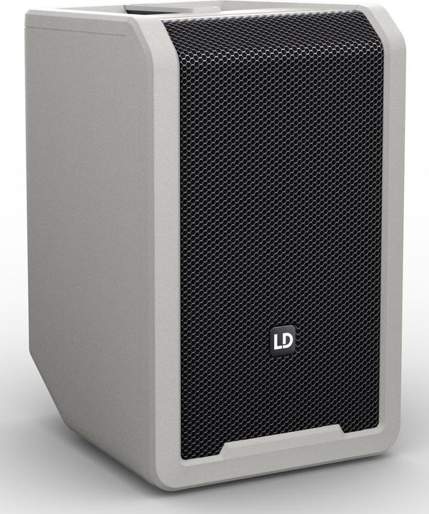 Produktbild LD Systems ANNY® 8 G - Tragbarer Bluetooth® PA-Lautsprecher mit Akku und Mixer, Urban Grey (Aktiv, 1x 80 W)