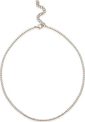 Actual product image Rosato Elegant bronze necklace with cubica cubic zircons RZC039 (L)