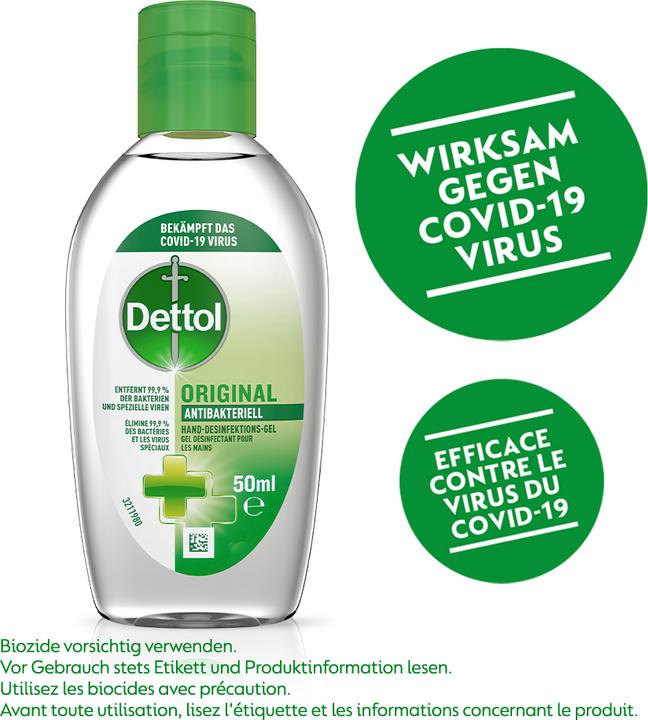 Produktbild Dettol Hand Desinfektionsgel (50 ml)