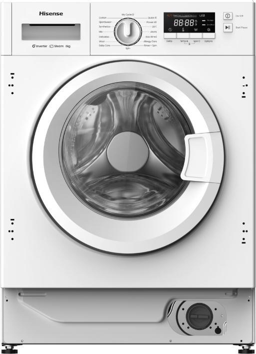 Hisense WF3M841BWIES (8 kg, Left)
