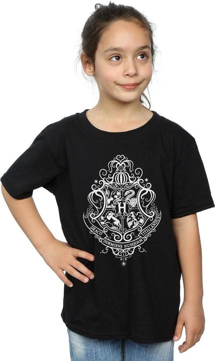 Immagine prodotto Hogwarts Draco Dormiens Crest Maglietta Ragazze (152, 158)