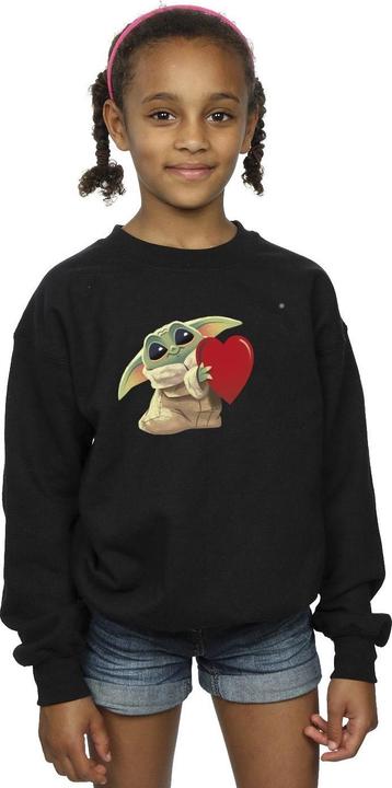 Image du produit Star Wars - Sweat THE MANDALORIAN THE KIDS WITH HEART - Fille (140, 146)