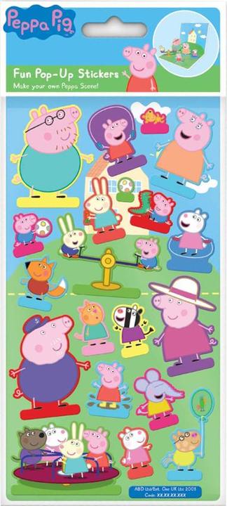 Immagine prodotto Peppa Pig Foglio di adesivi pop-up