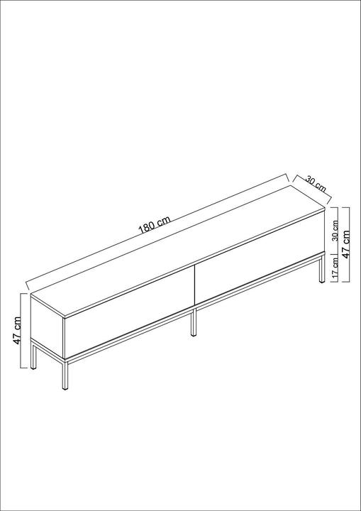 Produktbild Skye Decor Malio (180 x 47 x 30 cm)
