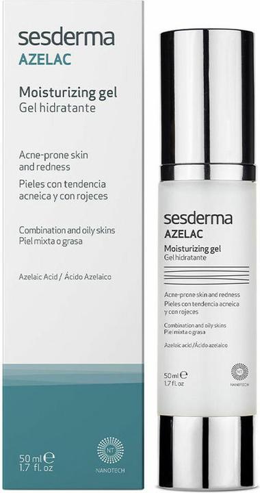 Sesderma Azelac Moisturizing Gel for oily and combination skins (50 ml, 24h cream)