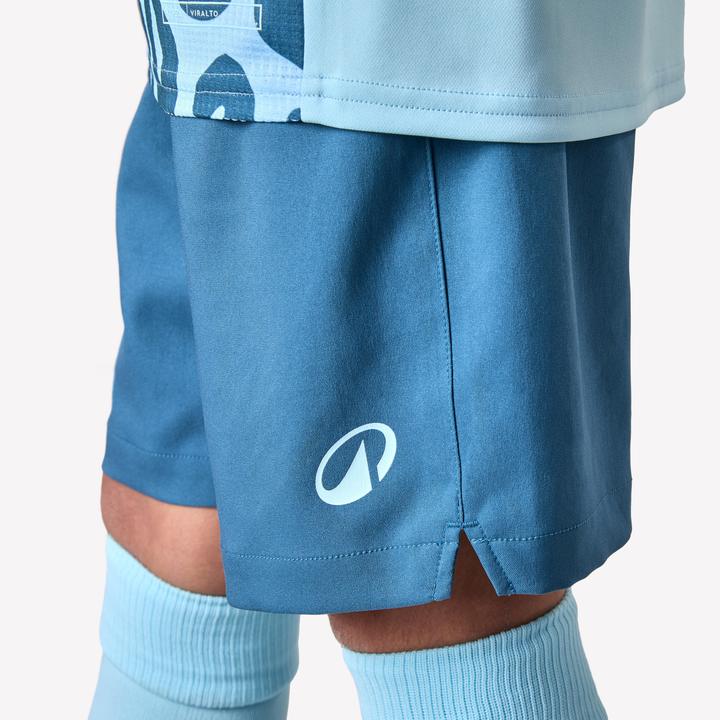 Produktbild Kipsta Mädchen Fussball Shorts - Viralto dunkelgrau (5, 6)