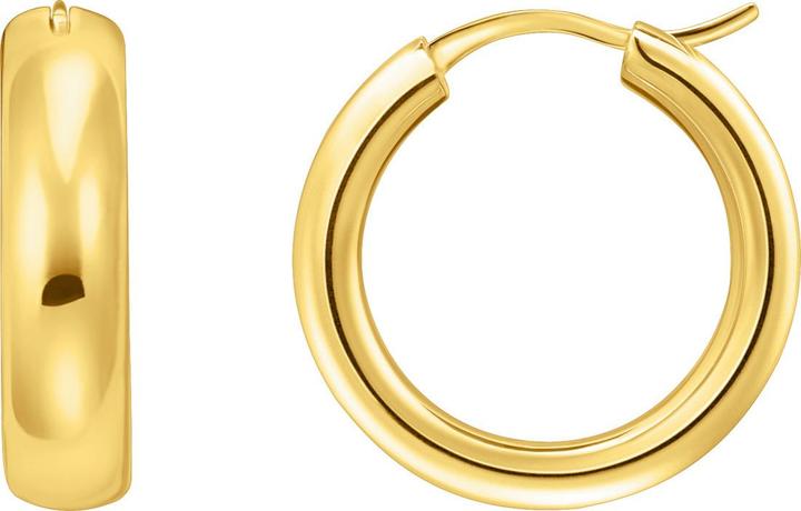 Produktbild Thomas Sabo Creolen Chunky-Design (750 Gelbgold Vergoldung, 925er Silber)