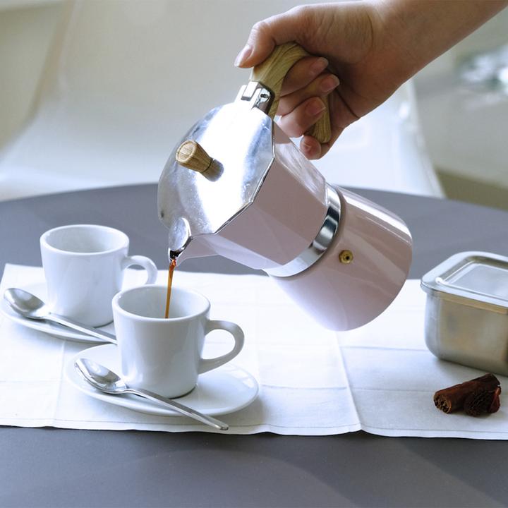 Actual product image Profino Venezia - Espresso maker, pink, 9 cups (9 T.)