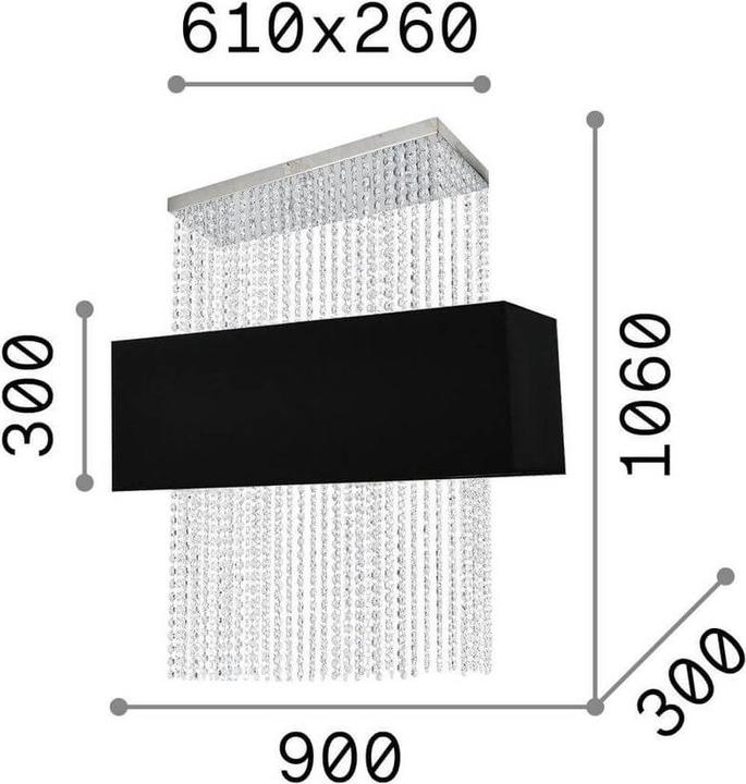 Produktbild Ideal lux PHOENIX Pendelleuchte E27 5-fach dimmbar Weiss 099101 (E27)