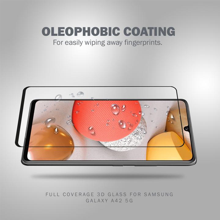 Image du produit Crong 3D Armor Glass - verre trempé 9H Full Glue pour tout l'écran du Samsung Galaxy A42 5G (1 pièce(s), Samsung Galaxy A42 5G)