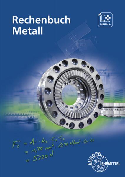 Actual product image Rechenbuch Metall (German, Claudius Scholer, Walter Escherich, Jürgen Burmester, Roland Gomeringer, Josef Dillinger, Bernhard Schellmann, 2020)