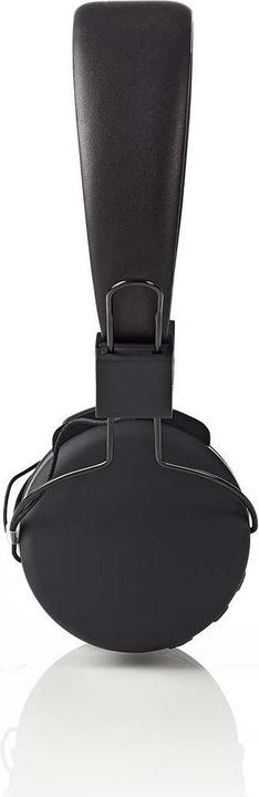 Image du produit Nedis Bluetooth supra-auriculaire pliable Microphone intégré Noir, HPBT1100BK, one-Size (15 h, Sans fil)
