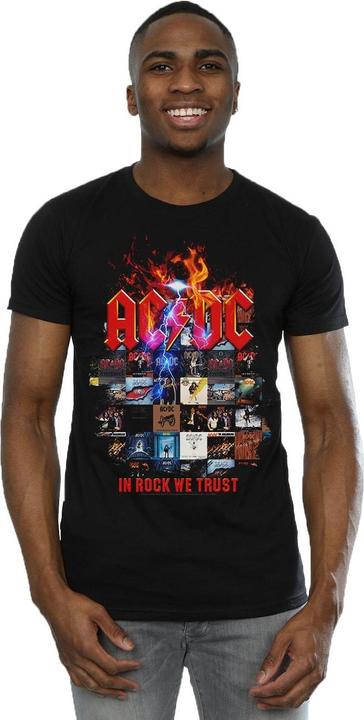 Immagine prodotto AC/DC In Rock We Trust Album Cover Maglietta Uomo (XXL)