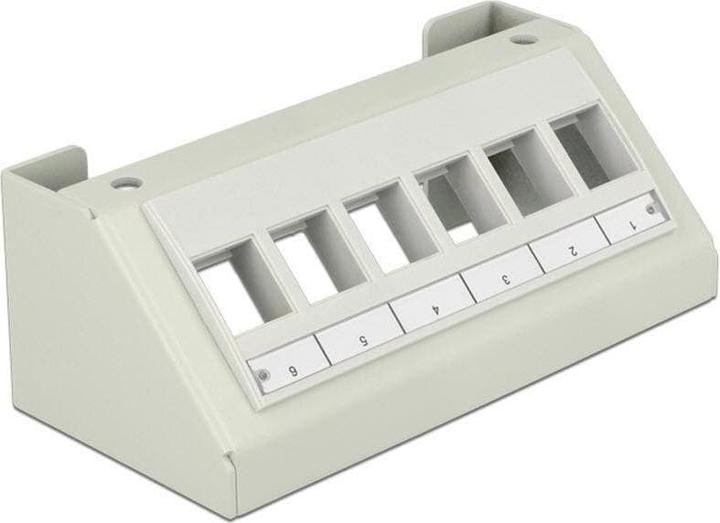 Image du produit Delock Boîtier vide Keystone Multimédia (Colliers de serrage)