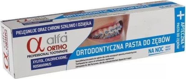 Actual product image Alfa Ortho herbal toothpaste for the night for people who wear 75 ml orthopaedic appliances - l (75 ml)