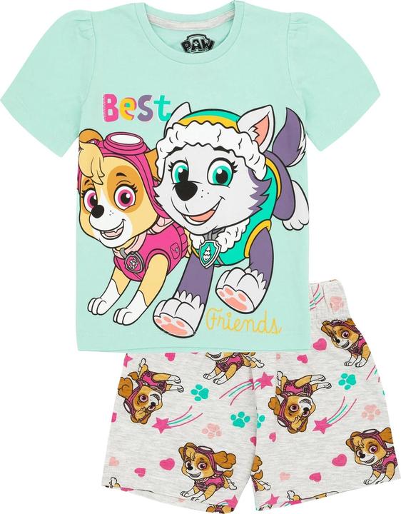 Immagine prodotto Paw Patrol Set pigiama corto Skye & Everest per bambini/bambine (122)