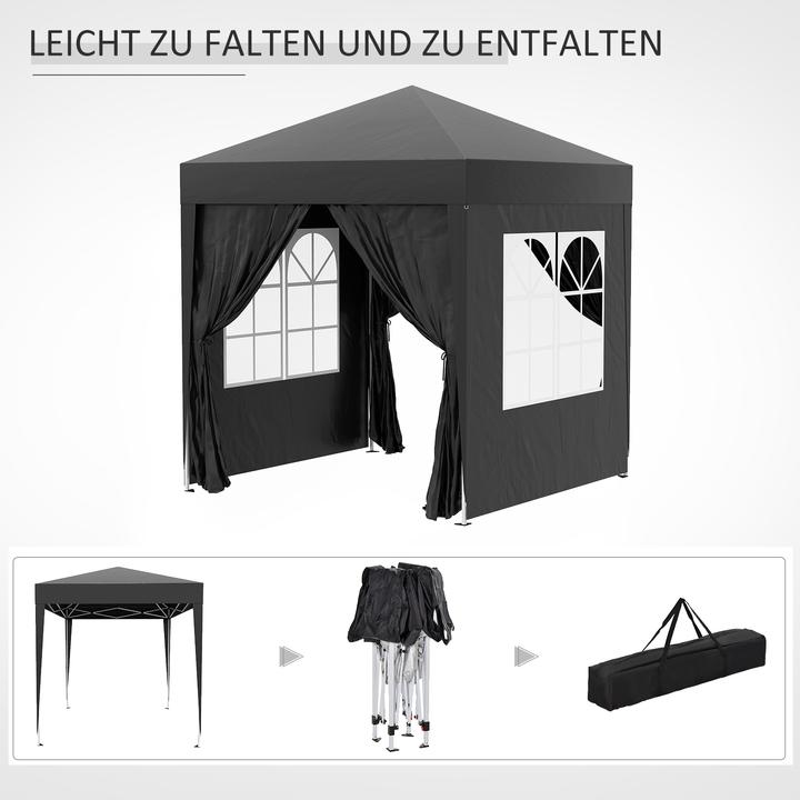 Immagine prodotto Outsunny Padiglione pieghevole (200 cm, 200 cm)