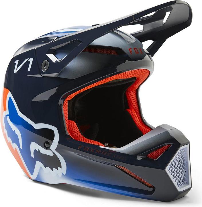 Image du produit Fox Casque 23 V1 Toxsyk Dot/Ece Mdnt (59 - 60 cm)