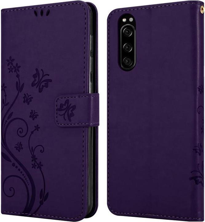 Actual product image Cadorabo Flower Book Cover (Sony Xperia 5)