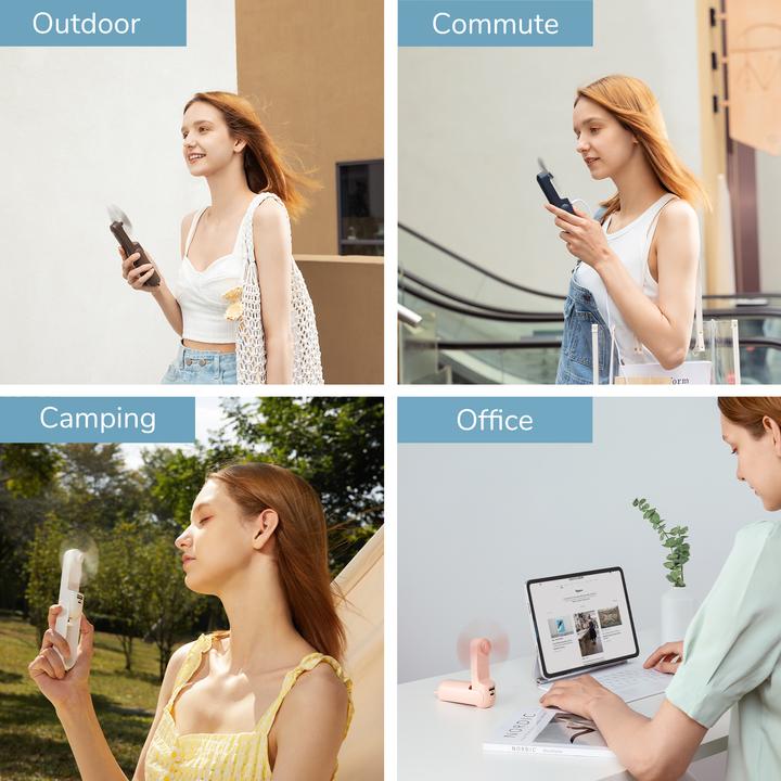 Produktbild Jisulife Handheld Fan Life8 white
