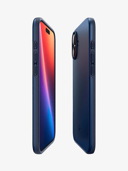 Productafbeelding Spigen Thin Fit (MagFit) iPhone 16 Plus hoesje marineblauw (Apple iPhone 16 Plus)