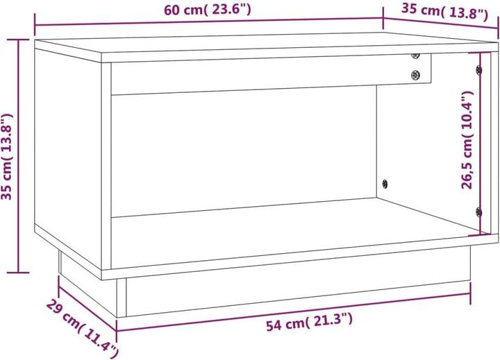 Image du produit VidaXL Fiona (60 x 35 x 35 cm)