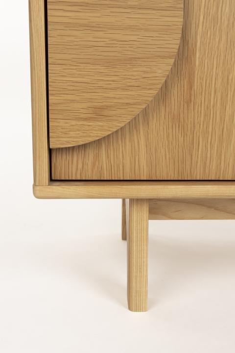 Immagine prodotto Zuiver Credenza Groove 2 Ante Rovere Naturale (82 x 40 x 58 cm)