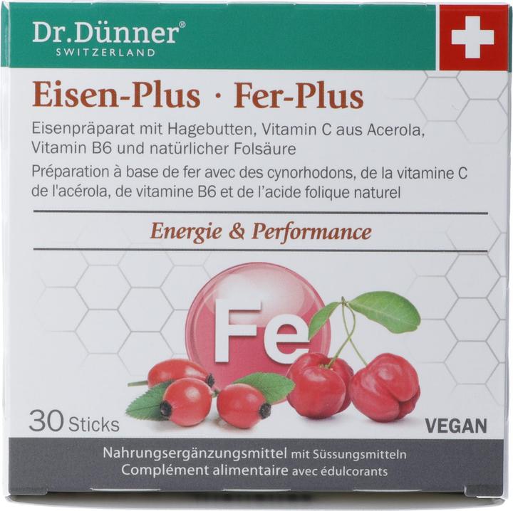 Produktbild Dr. Dünner Eisen-Plus Stick (30 Stück, Stift, 85 g)