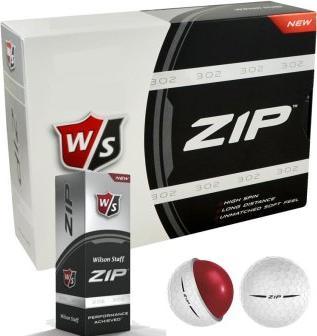 Wilson Staff W/S Golfball ZIP 302 - weiss