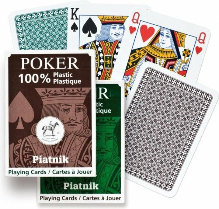 Actual product image Piatnik PIA1362 - Playing Cards: Poker - Single Game, Economy (English)
