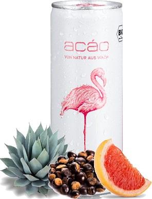 Produktbild Acáo Erfrischungsgetränk mit Pink Grapefruit & Guarana Bio (1 x 25 cl)
