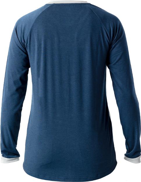 Produktbild dirtlej Mountee drirelease® Merino Longsleeve Ladies Jersey, grau/blau, XL (XL)