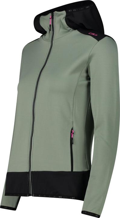 Produktbild CMP Campagnolo CMP Stretch Performance Hood Fleecejacke Mineral Damen (36)