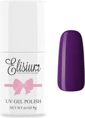 Elisium Uv Gel Polish Hybrid Nail Polish 007 Deep Plum 9G (007 Prune profonde)