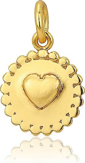 Immagine prodotto Leyda Coeur Pendentif (Argento 925, placcato oro 750 / oro 18 K)